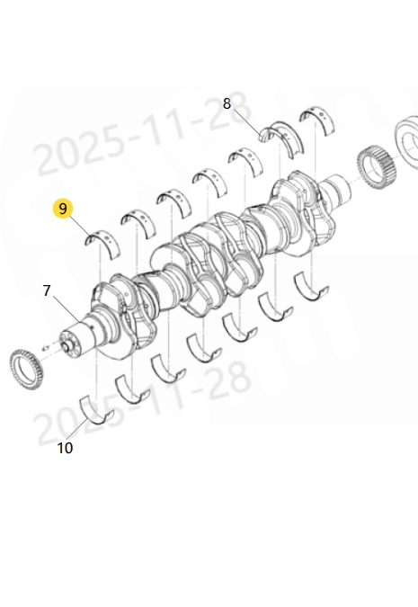 800146168 main bearing xcmg excavator 800146168 main bearing xcmg excavator