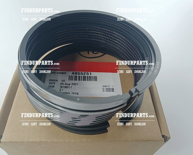 4955251 Piston Ring for XCMG Excavator Parts XE215C XE215D XE215G Cummins Engine Parts