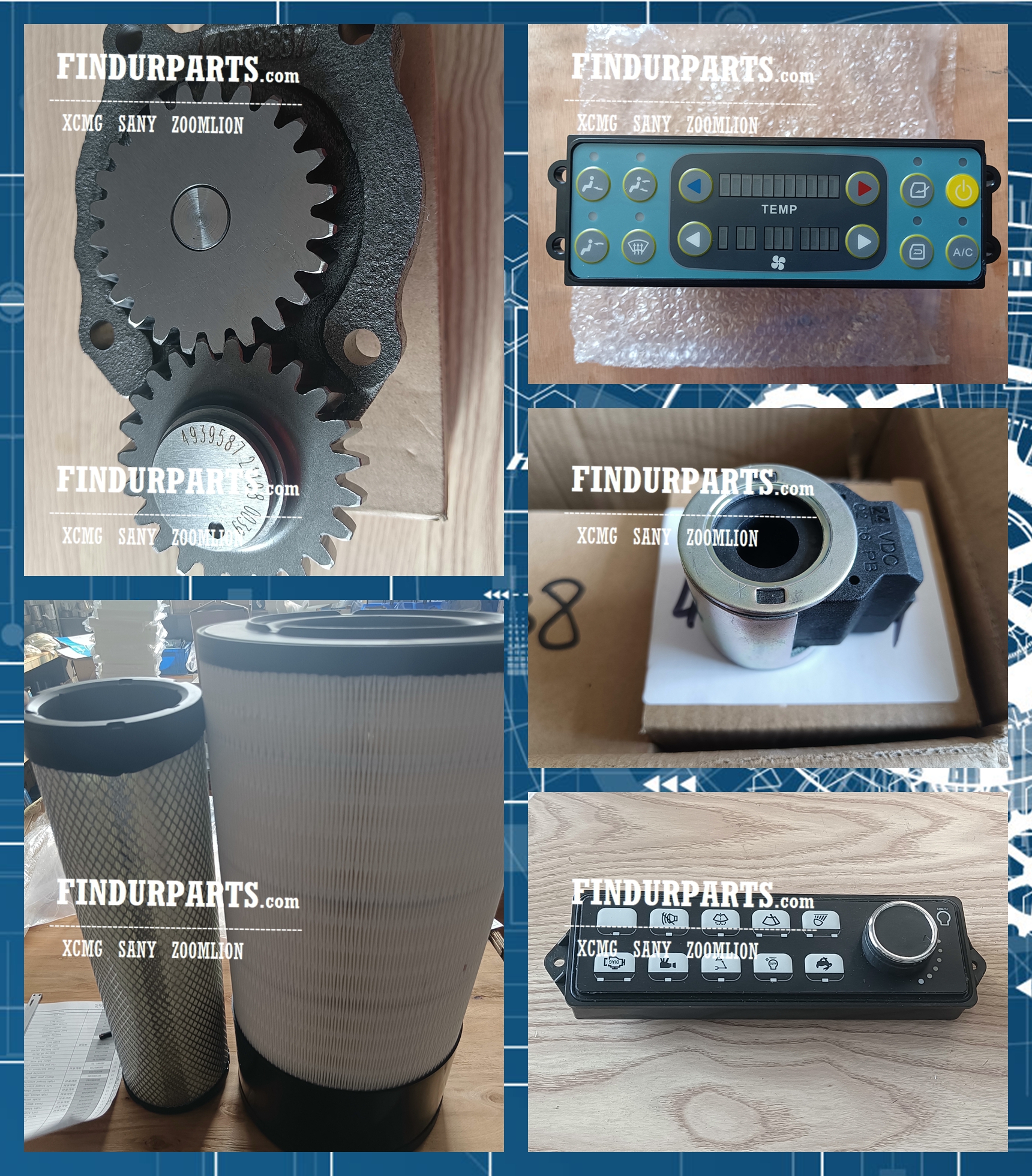 XCMG excavator parts (2)