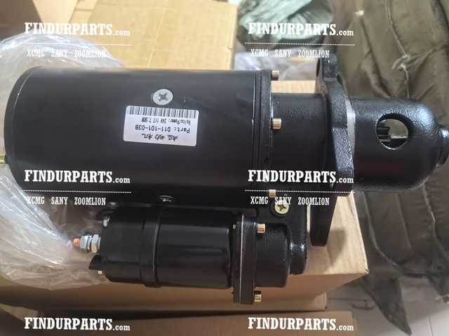 D11-101-03B STARTER (11 TEETH / 24V) for SHANGCHAI Engine XCMG Crane Parts