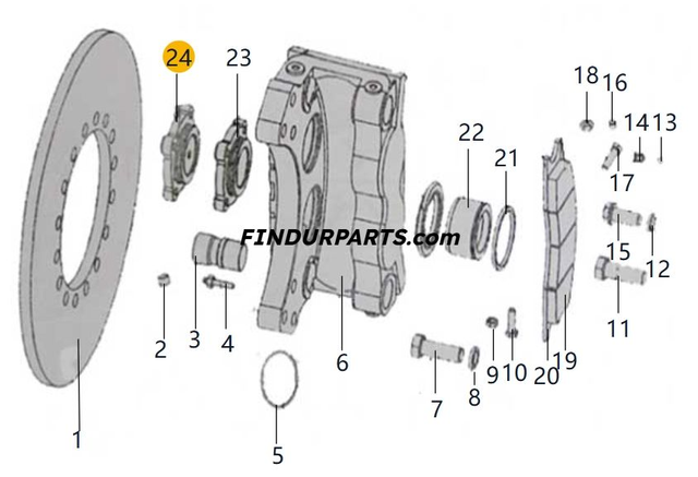 860142669 OIL SEAL CYLINDER COVER for XCMG Wheel Loader Parts LW300FN LW300KN ZL30G