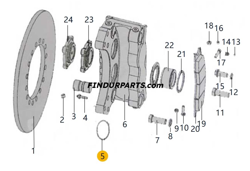 75700439 seal 801100116 for XCMG wheel loader parts LW300FN LW300KN ZL30G