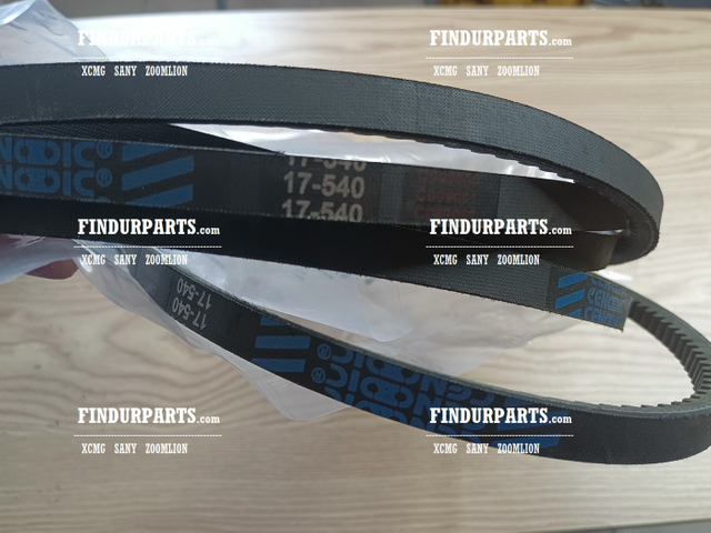 Air Conditioner Belt 380604127 for XCMG Motor Grader Parts GR165 GR180