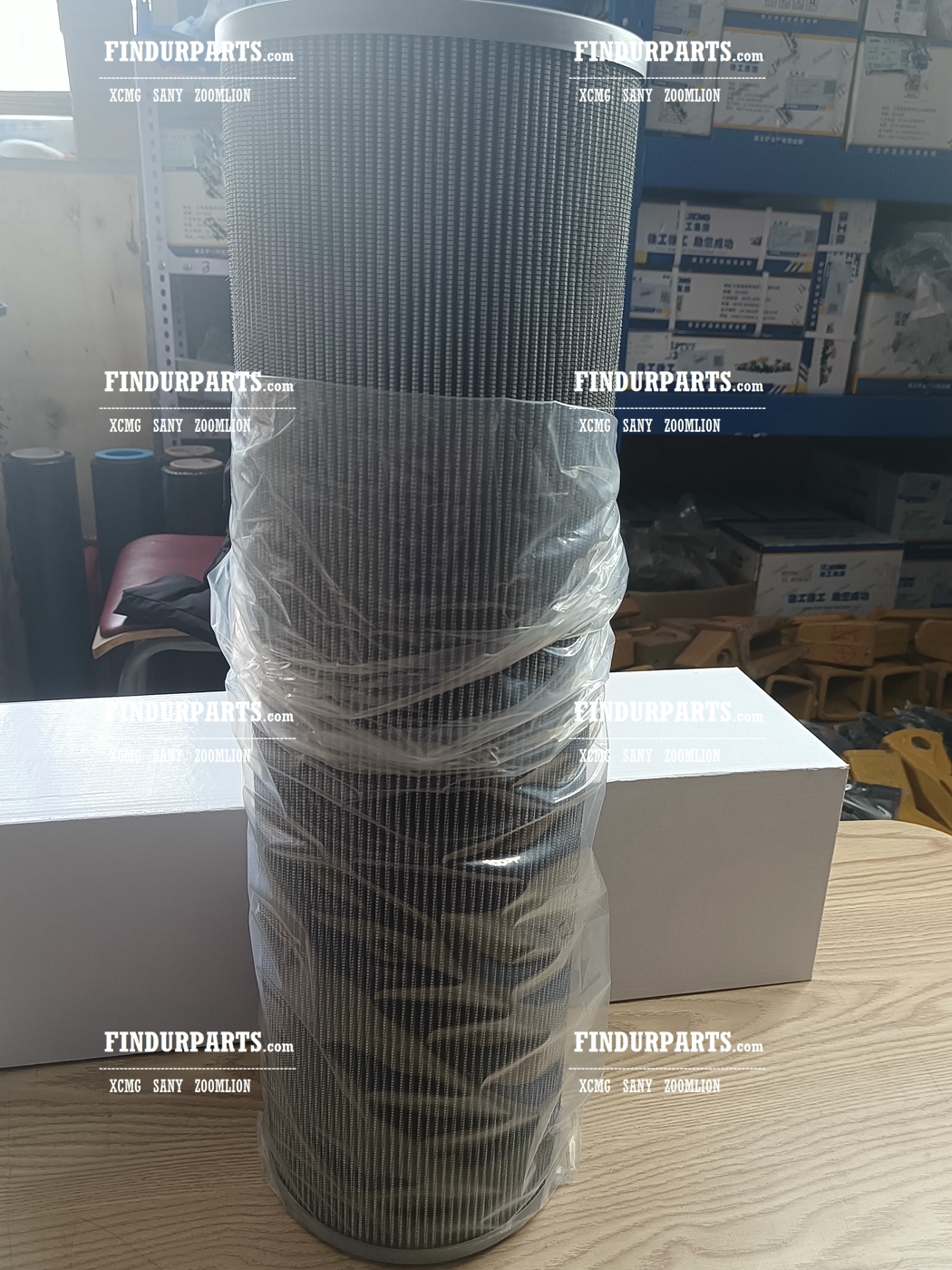 Hydraulic Return Filter (50x15cm) BHH8005-1 for XCMG Excavator Parts XE215D XE215C XE215G