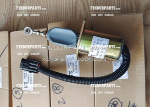 Fuel Cutoff Solenoid Valve 860517303 for XCMG Wheel Loader LW300 LW500 ZL50G