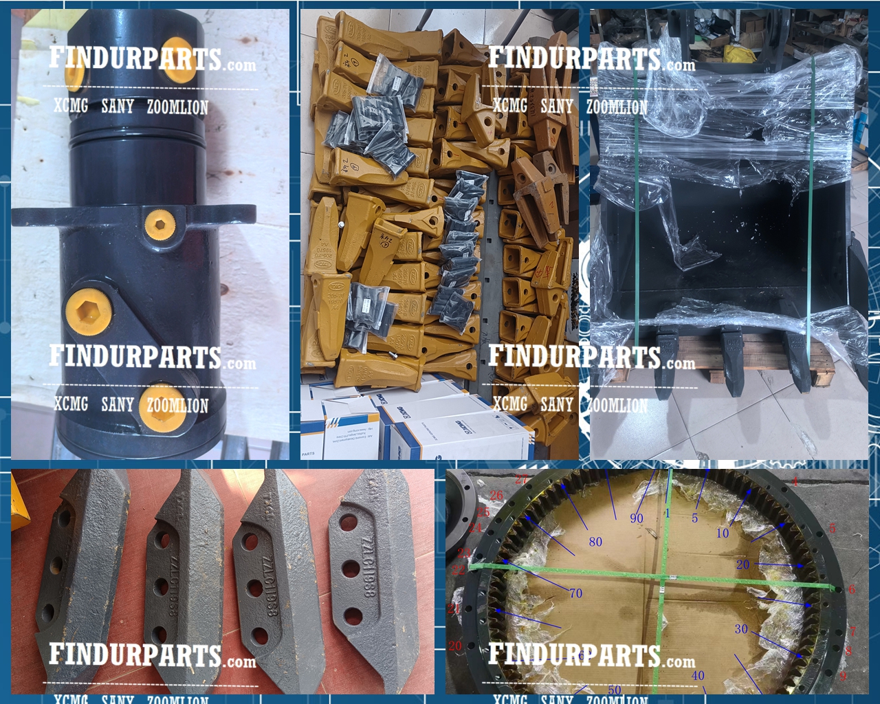 XCMG excavator parts (3)