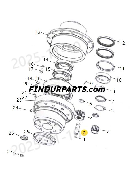 860115590 行星轮轴
