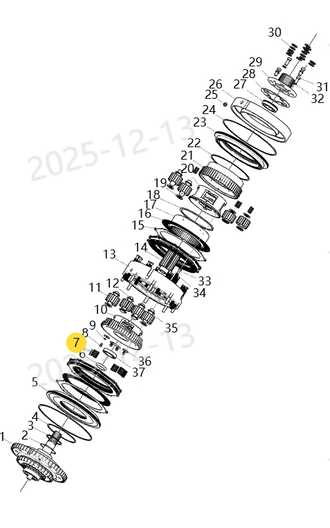 800511260 needle roller XCMG LW500 transmission