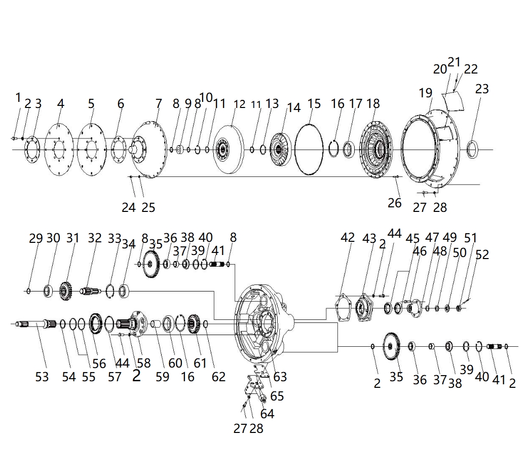 YJ315X TORQUE CONVERTER
