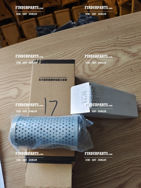 Hydraulic Return Filter (12x5cm) FE040FD1 for XCMG Excavator Parts XE215D XE215C XE215G