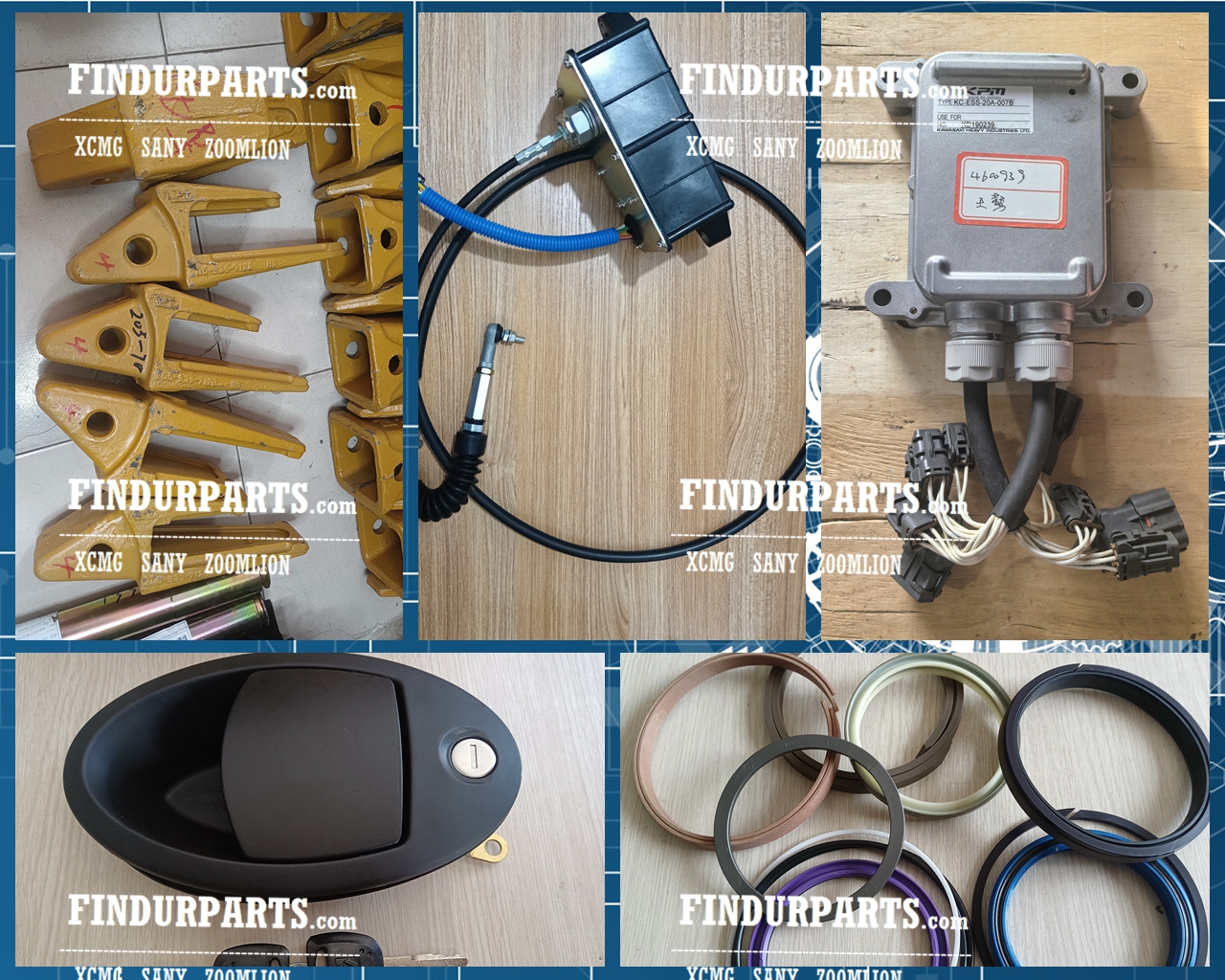 XCMG excavator parts (1)