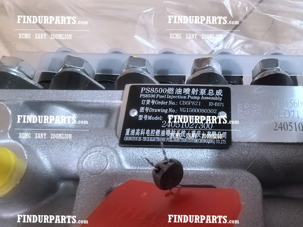 61560080302 Fuel Injection Pump Assembly For Weichai Engine Wd615.46 Euro II XCMG Crane Parts