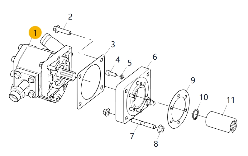 803092152 251708443 Pump for XCMG Wheel Loader LW300 ZL30