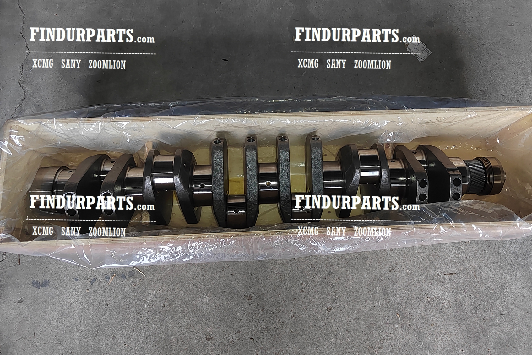 612600020061 Crankshaft For Weichai Engine XCMG Crane Parts