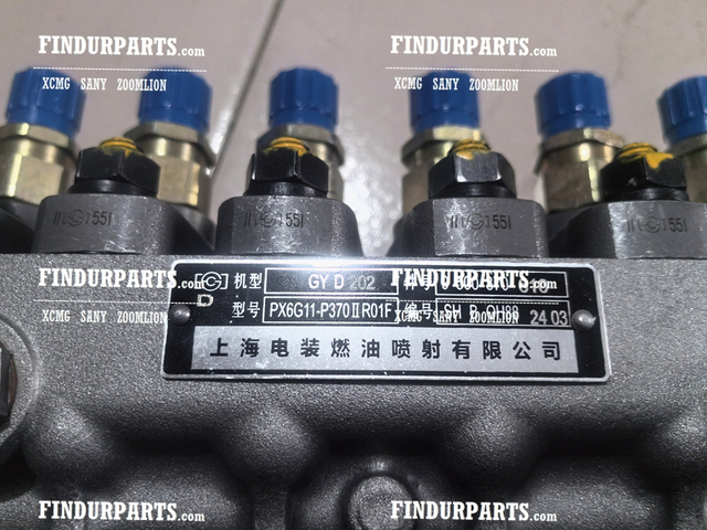 GYD202 INJECTION PUMP for SHANGCHAI 6CL-280-2 EURO II XCMG Crane Parts