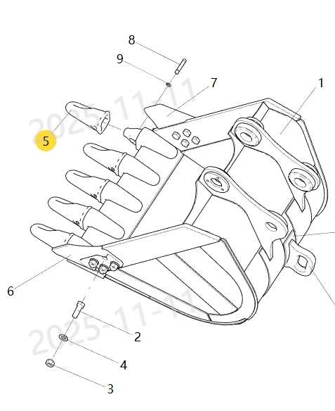 819908895 bucket teeth XE130