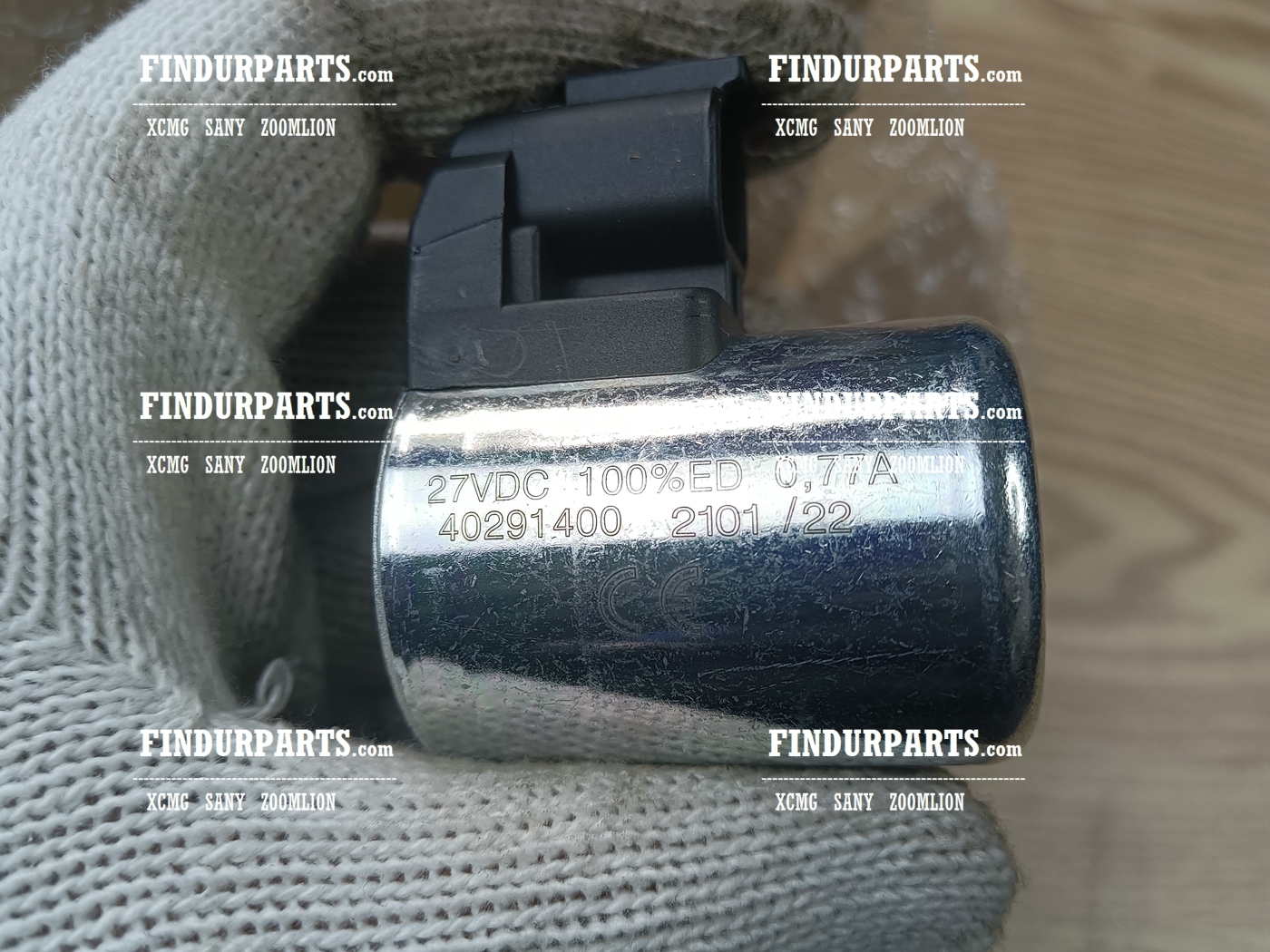 Magnetic Solenoid 40291400 for XCMG Excavator Parts XE215D XE215C XE215G