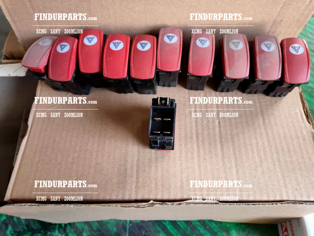 Emergancy Signal Light Switch 803676155 803676156 for XCMG Motor Grader GR100 GR135