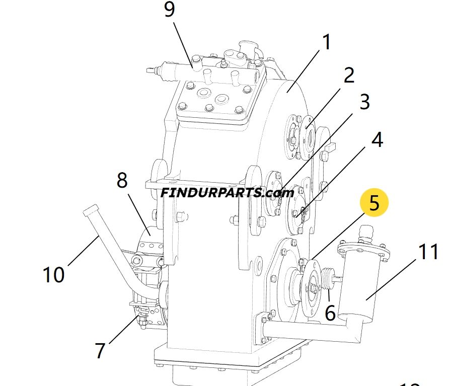 860501376 OUTPUT SHAFT ASS. for XCMG Wheel Loader Parts BS428 LW300FN LW300KN ZL30G