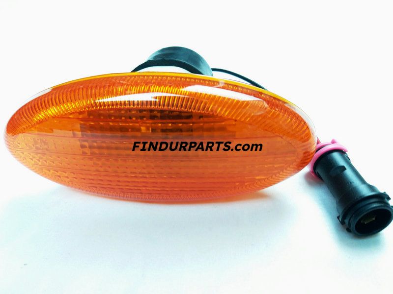 Heavy-Duty Amber Oval Side Marker & Pedal Light for XCMG Crane Parts